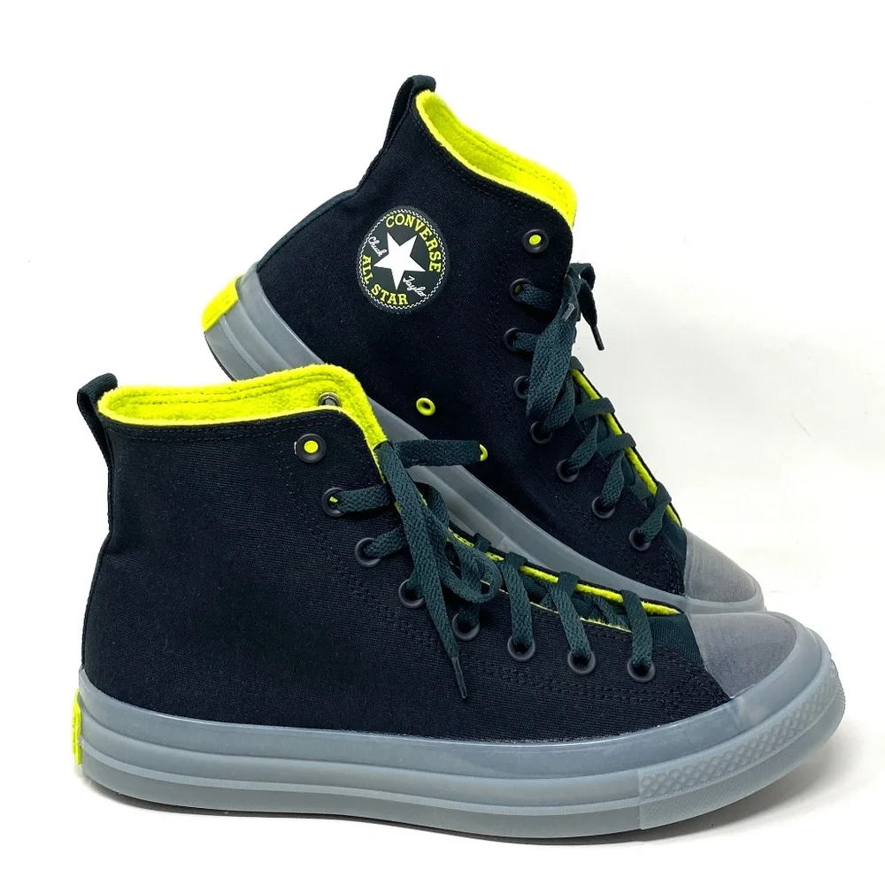 Converse Chuck Taylor All Star CX Hi Top Black Lime Canvas Men Sneakers 170997C